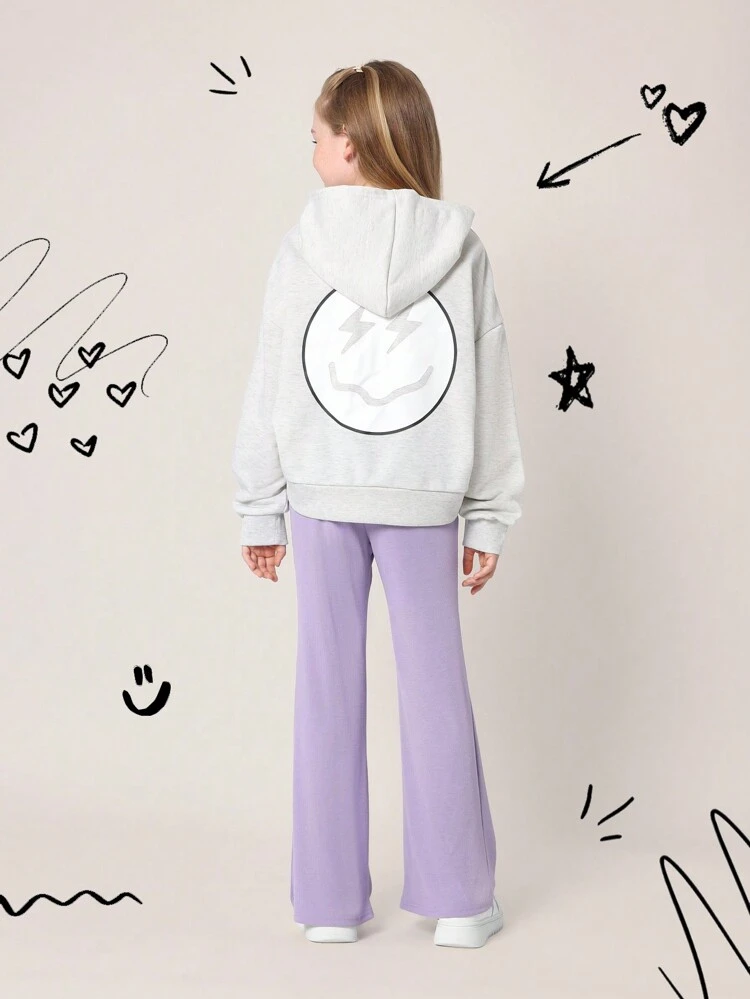 ライトニングボルトグラフィック クロップドパーカーセット