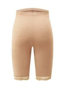 SHEIN Quần legging bà bầu màu trơn ren chắp vá ôm vừa vặn thường ngày - Nhiều màu - Xem 4