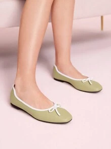 CUCCOO DOLLMOD Round Toe Comfortable Women Flat Casual Shoes, Everyday Wear Spring Shoes Spring Break Easter - Multicolor - View 2