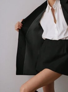 Aveloria Modichic Conjunto de 2 piezas de chaqueta retro y falda evasé para mujer, para otoño