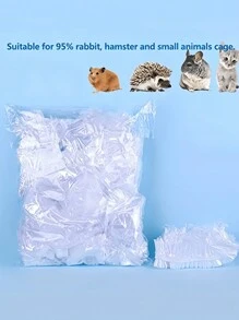 10pcs Disposable Transparent Plastic Liners For Small Pet Cages, Including Bunny Cages, Hamster Habitats And Potty Litter Boxes - Clear - View 3