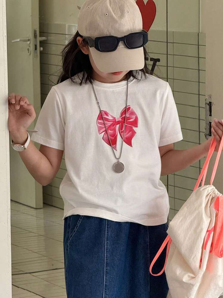 Tween Girl T-Shirt, Autumn,Back To School Clothes