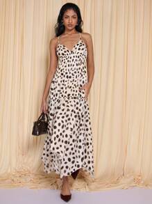 COSMINA 女士细肩带花卉印花休闲连衣裙 - 彩色 - 查看 5