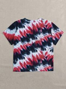 INAWLY Áo thun tay ngắn in họa tiết trái tim cho nữ - Nhiều màu - Xem 2