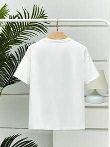 INAWLY Bit Of A Mess But Doin My Best Colorful Smiling Face Graphic Loose Fit Crew Neck Short Sleeve T-Shirt For Women