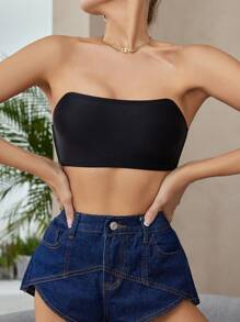 3 件装女士无肩带无线吊带文胸，带侧扣，包括常规肩带和隐形肩带