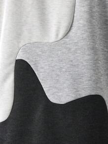 Sumwon Team Oversized T-Shirt Wave Pattern Color Block Design Athletic Streetwear Urban Fashion Casual Comfort Premium Short Sleeve Top