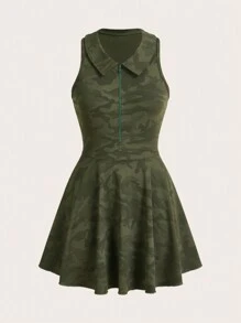 Women's Camouflage Print Outdoor Romper