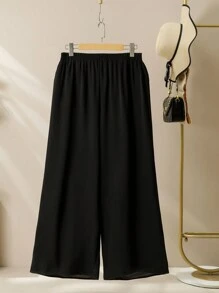 Lacomfia 2pcs Plus Size Women Retro Geometric Patchwork Long Sleeve Shirt And Pants Set Fall Cloth For Women