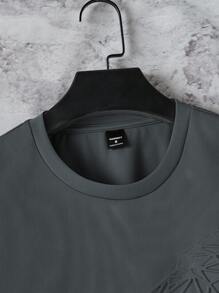 Manfinity BRENVOR 1 件女式纯色圆领短袖休闲 T 恤