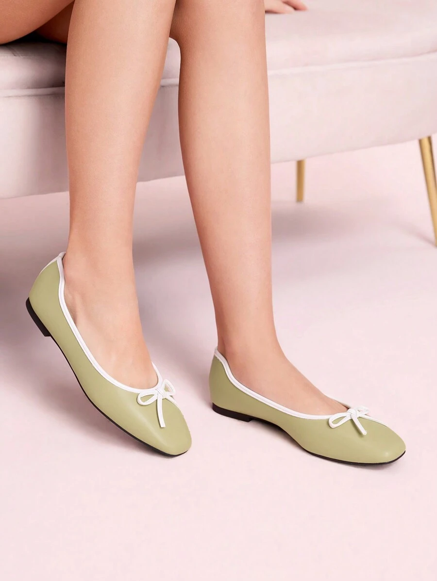 CUCCOO DOLLMOD Round Toe Comfortable Women Flat Casual Shoes, Everyday Wear Spring Shoes Spring Break Easter - Multicolor - View 1