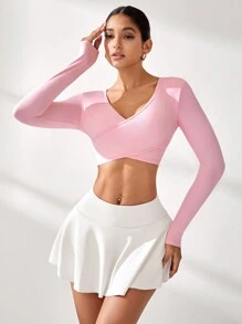 Easithlete 女士网球/羽毛球/瑜伽/健身跑步裙带口袋运动裙 - 彩色 - 查看 6