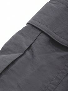 Dazy Kids Celana Kasual Warna Polos untuk Anak Laki-Laki - Dark Grey - View 5