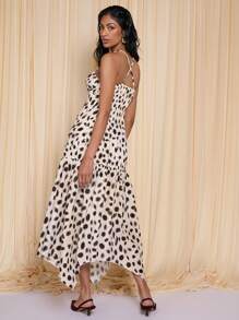 COSMINA 女士细肩带花卉印花休闲连衣裙 - 彩色 - 查看 2