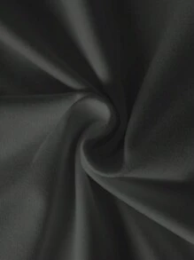 SHEIN LUNE Women's Raccoon Print Casual Loose Round Neck Drop Shoulder T-Shirt - Dark Grey - View 3