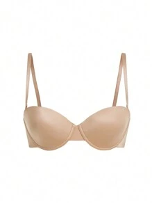 Ocili 女性性感加墊內托文胸 - 杏色 - 查看 3