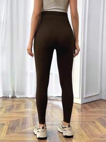 SHEIN Maternity Simple Casual Everyday Leggings
