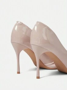 CUCCOO HITCHD Nude Color High Heel Pumps, Sexy Elegant Casual Vacation Party Date Wedding Evening Shoes Spring Shoes Spring Break Easter Prom Heels