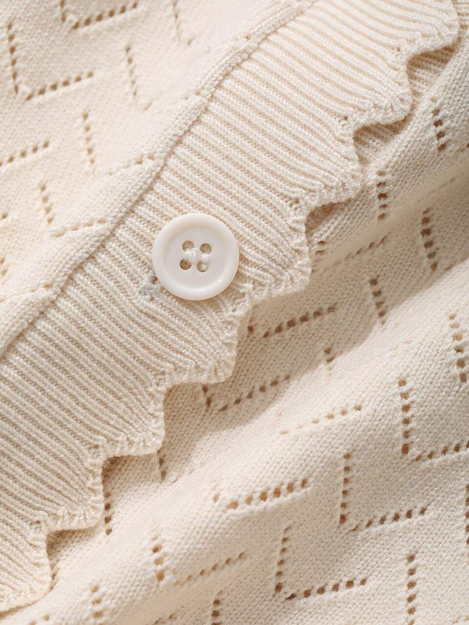 Young Girl Sleeveless Cardigan Sweater Set, Spring/Summer