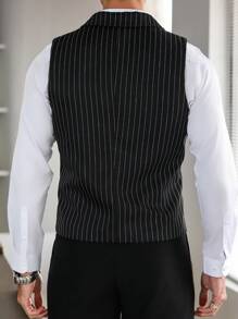 Manfinity Bizformal Gilet casual senza maniche a righe da uomo Manfinity Bizformal, ideale per un regalo al fidanzato