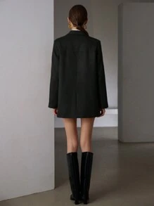 Aveloria Modichic Conjunto de 2 piezas de chaqueta retro y falda evasé para mujer, para otoño