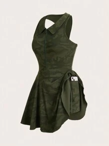 Women's Camouflage Print Outdoor Romper