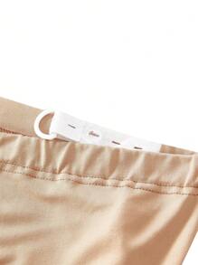 SHEIN Quần legging bà bầu màu trơn ren chắp vá ôm vừa vặn thường ngày - Nhiều màu - Xem 10