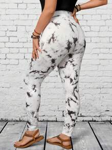 EMERY ROSE 大码女式休闲高腰无缝紧身裤 - 彩色 - 查看 8