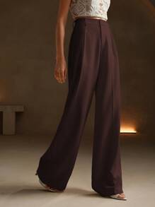 Anewsta Miraldo 优雅现代时尚直筒高腰裤，度假/新年西装裤