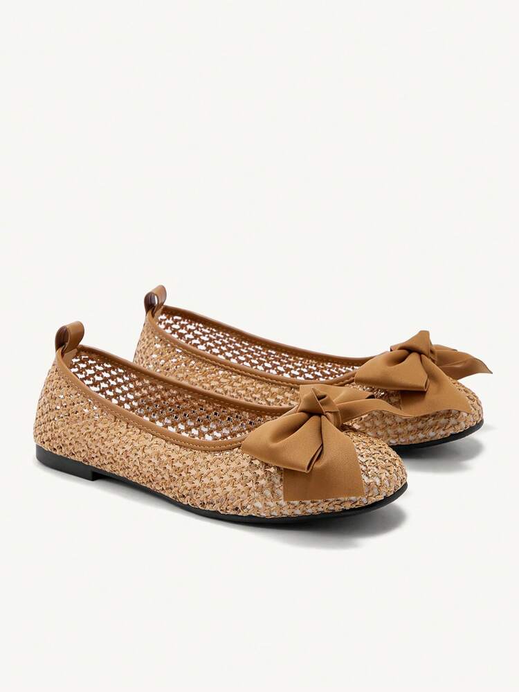 CUCCOO CHICEST Women's Round Toe Comfortable Floral Elegant Flat Shoes