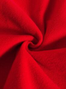 PAVTROS Manfinity Streetrush 1pc Men's Racing Letter Print Simple Hooded Casual Sweatshirt, Everyday Wear - Red - View 6