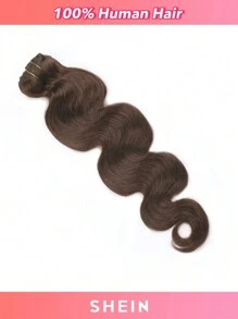 Tóc nối Body Wave Clip In Human Hair 120g/Bộ Tóc nối kẹp trong tóc giả toàn đầu Brazil cho phụ nữ - S2 - Xem 3