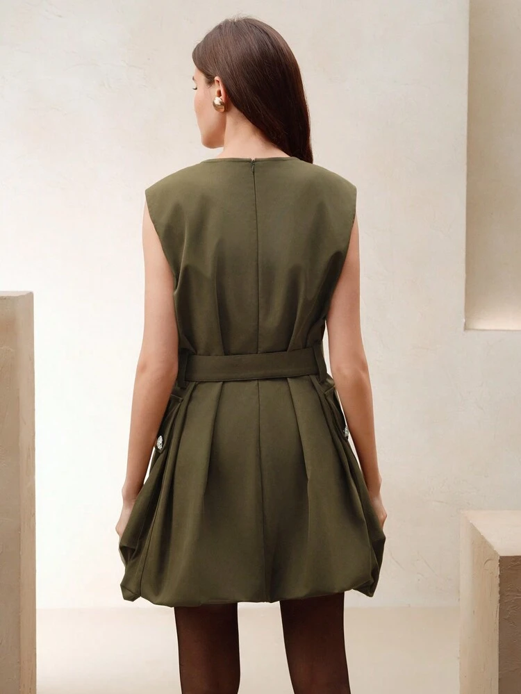 Fashion Urban Multi-Way Convertible Dress For Commute, Sleeveless Women's Dress, Summer, New Year's Outfit, Valentine's Day, Date Night, Business Casual