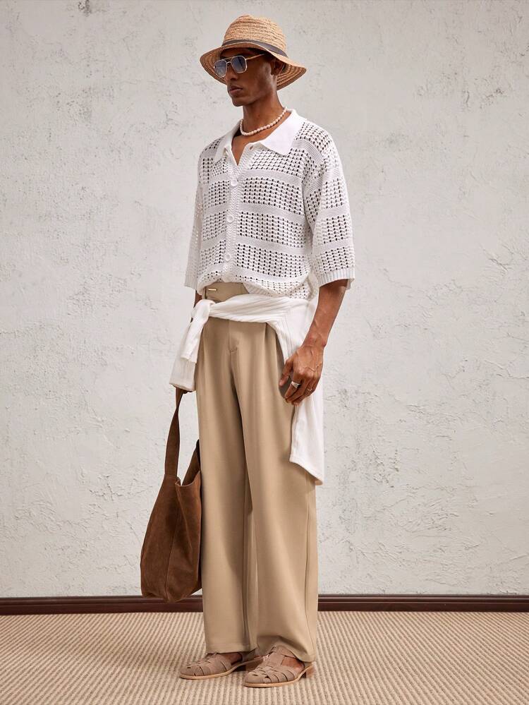 メンズスリムフィットカジュアルスラックスロング、デイリー着用に適し、卒業祝いのギフトに