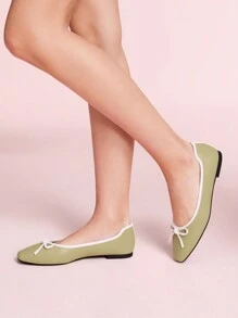 CUCCOO DOLLMOD Round Toe Comfortable Women Flat Casual Shoes, Everyday Wear Spring Shoes Spring Break Easter - Multicolor - View 3