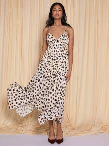 COSMINA 女士细肩带花卉印花休闲连衣裙 - 彩色 - 查看 3