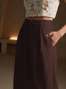 Anewsta Miraldo 优雅现代时尚直筒高腰裤，度假/新年西装裤