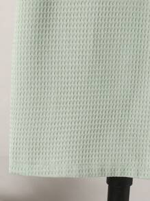 SHEIN 1 pieza Camisa informal verde menta para niño preadolescente, apta para uso diario y commute - Verde - Ver 5