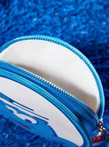 SHEIN X The Smurfs 时尚可爱卡通图案零钱包 - 藍色 - 查看 6