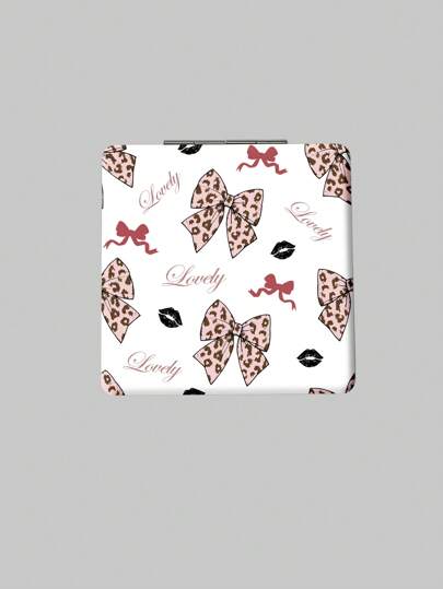 Kawaii Specchio per il trucco portatile, specchio da toeletta portatile per l'applicazione del trucco