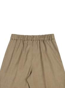 Claim Dot Men's Casual Solid Color Suit Pants