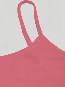 Sweetra Camiseta ajustada para mujer, de ajuste ceñido, top sin mangas para capas, estilo Y2K