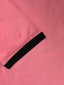 Manfinity Dauomo Camisa polo casual/para el trabajo de verano de manga corta a rayas de caballo para hombre - Multicolor - Ver 3