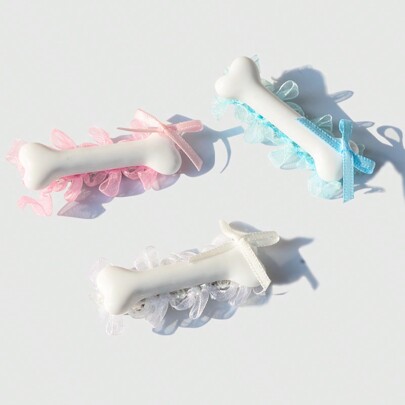 3개 귀여운 리본 나비 머리핀, 걸 & 걸 달콤한 사이드 헤어 클립 클로스 클립 헤어 슬라이드