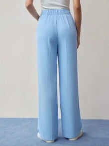 MOTF STUDIO PRESS CREASE TAILORED SUIT PANTS - Blue - View 3
