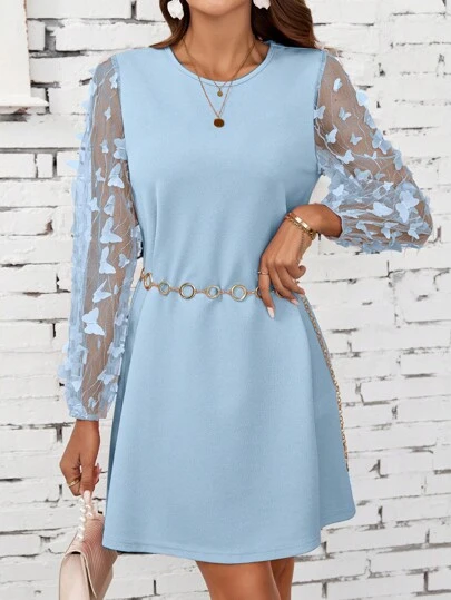 SHEIN Clasi Women's Solid Color Casual Dress, Minimalist And Fashionable For Everyday Wear