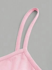 SHEIN EZwear 3 Peças Camisoles Femininas Casuais de Cor Sólida, Regatas Ajustadas Adequadas Para Tamanhos Grandes, Verão - Multicolorido - Visão 10