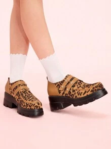 CUCCOO DOLLMOD Zapatos planos con tira y hebilla, de estilo minimalista elegante, con puntera redonda, suela gruesa, material de tela bordada, decoración de cristal, para uso diario y banquetes, color negro - Negro - Ver 4