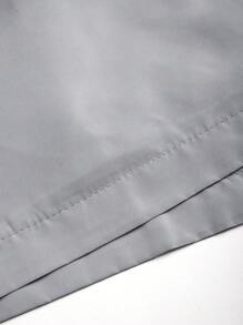 Manfinity Sport Corelite Men's Contrast Color Long Sleeve Zipper Collar Hoodie Sports Jacket - Black - View 4