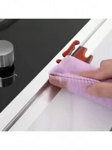 1 卷 10 米水槽防水胶带、厨房炉灶防油胶带、台面防霉胶带、耐高温铝箔胶带、厨房浴室配件 - 銀色 - 查看 4